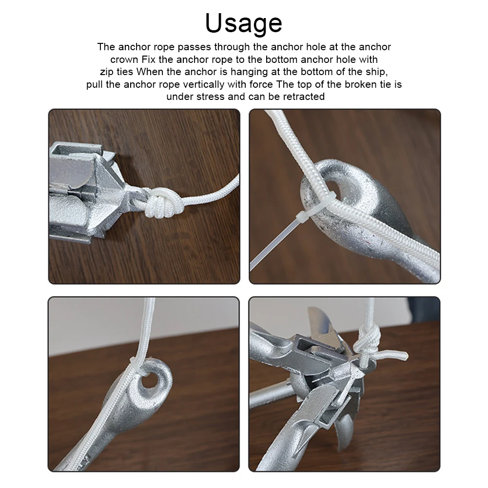 0.7KG 1.5KG Stainless Steel Fo - Fishing Boat Anchor ulasan dan harga