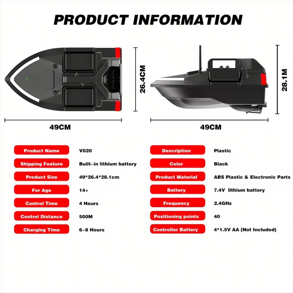 V020 Hot Sales Fishing Bait Bo - Fishing Boat Gps ulasan dan harga