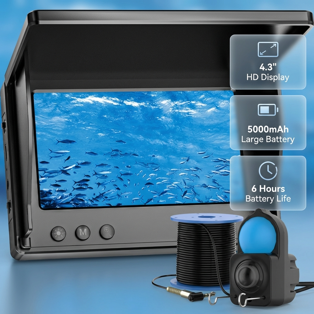 Fish Finder Underwater Camera  - Fishing Boat Depth Finder ulasan dan harga