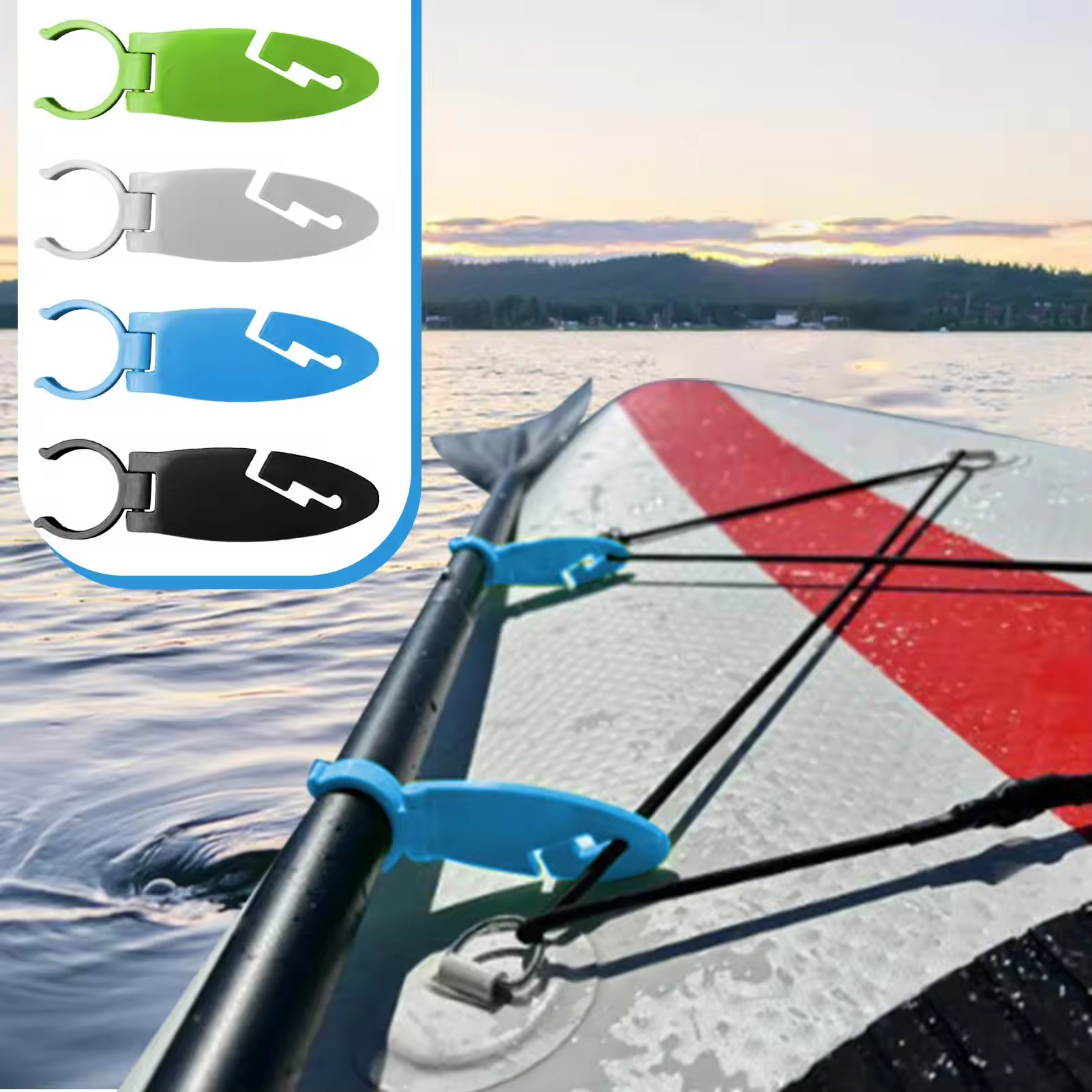 2pcs Stand Up Paddle Board Cli - Fishing Boat Paddle ulasan dan harga