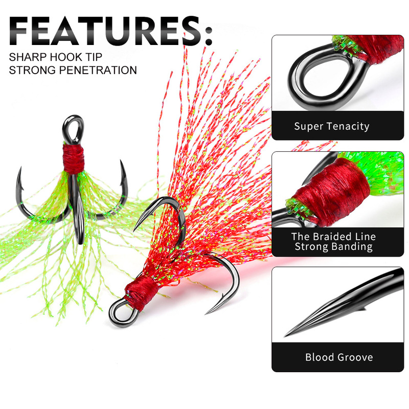 1pc |     Hair-tied three-hook - Fishing Boat Anchor ulasan dan harga
