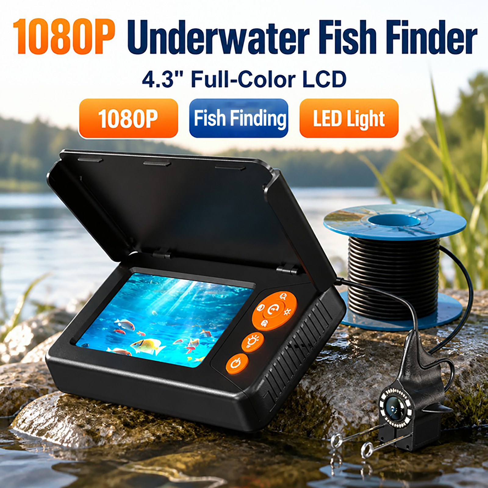 Fish Finder Underwater Camera  - Fishing Boat Depth Finder ulasan dan harga