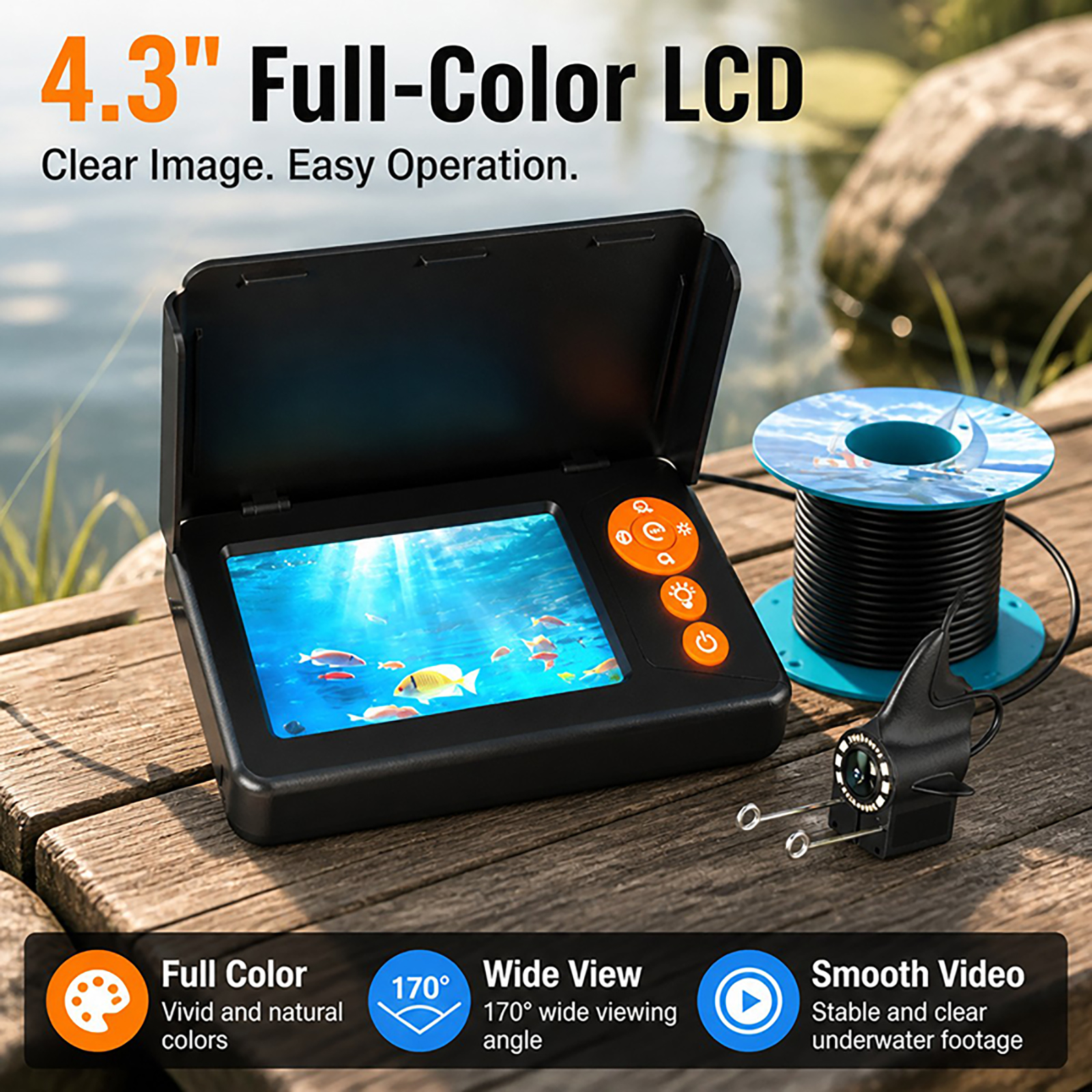 Fish Finder Underwater Camera  - Fishing Boat Depth Finder ulasan dan harga