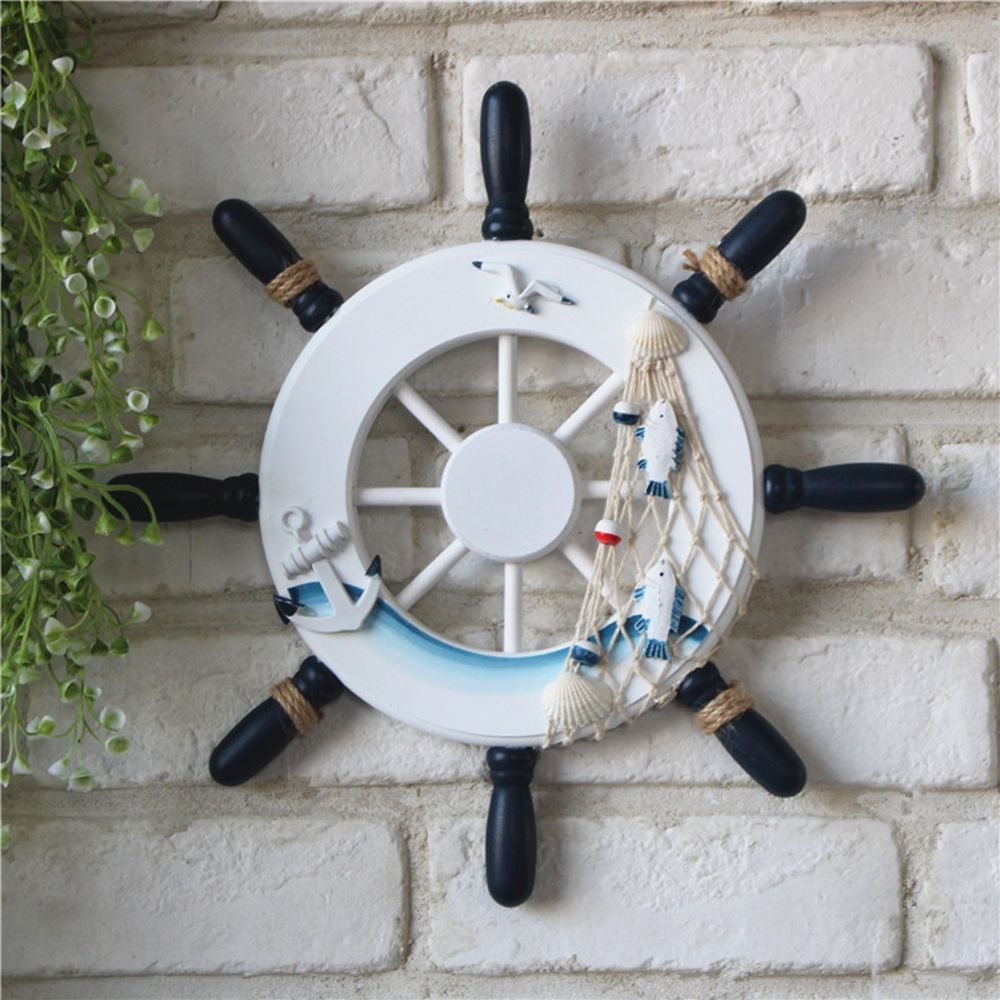 Vintage Nautical Decoration Cr - Fishing Boat Steering Wheel ulasan dan harga