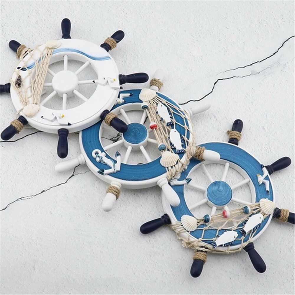 Style 9 Inch Fishing Net Home  - Fishing Boat Steering Wheel ulasan dan harga