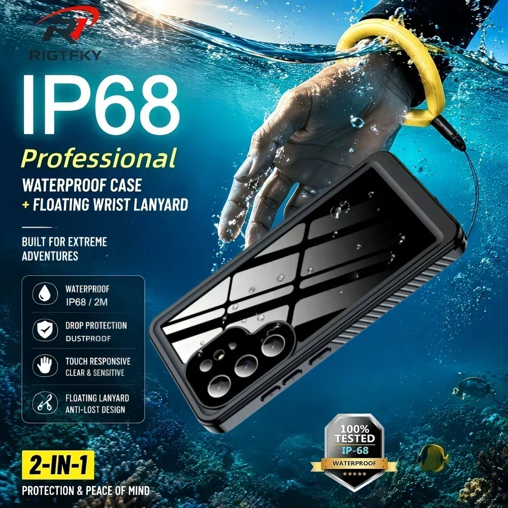 IP68 Waterproof Case for Samsu - Fishing Boat Cover ulasan dan harga