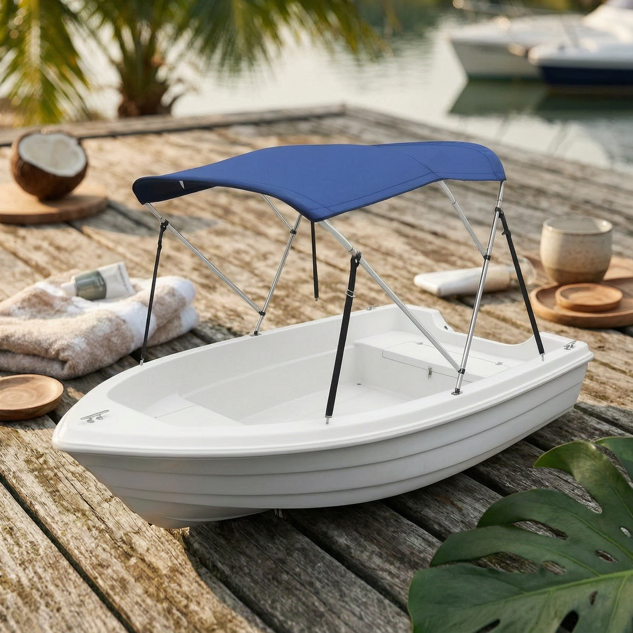 Bimini Top Universal Boat Cano - Fishing Boat Cover ulasan dan harga