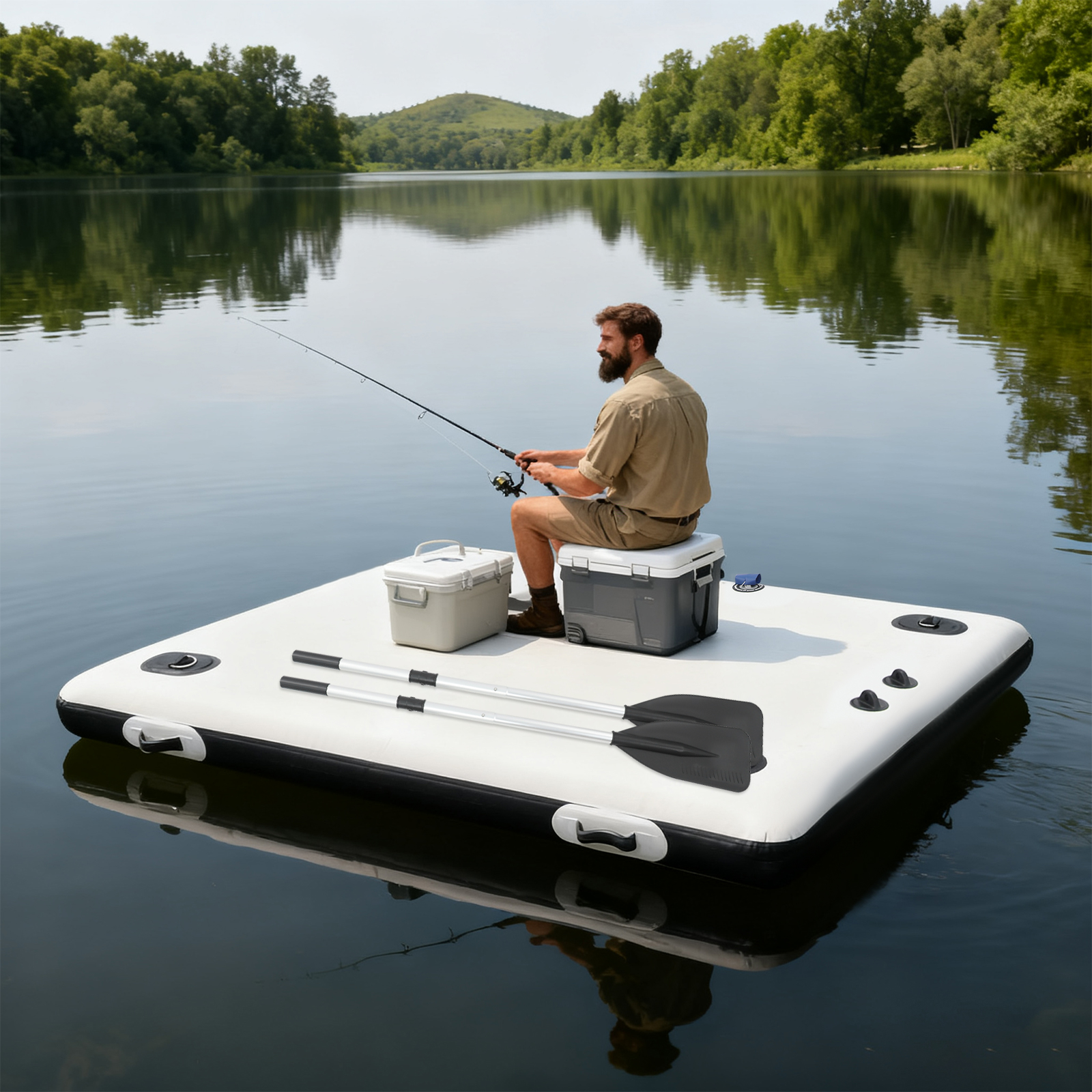 Inflatable Boats, Canoe Trolle - Fishing Boat Outboard Motor ulasan dan harga