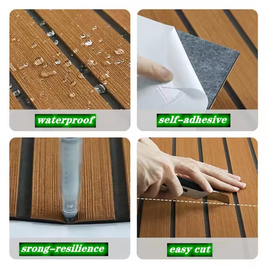 Faux Teak EVA Foam Boat Floori - Fishing Boat Fiberglass ulasan dan harga